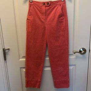 Vintage J.Crew Pants Corduroy Pants Gorgeous Coral Size 0, XS